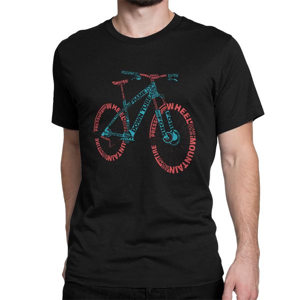 

men's cycling mtb mountain bike t shirt bicycle amazing anatomy 100% cotton clothes fun short sleeve 4xl 5xl o neck tees