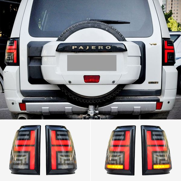 1 комплект автомобиля задний фонарь задний бегущий + сигнал поворота + обратный + тормозные задние фонари для Mitsubishi Pajero Montero V93 V97 2006 - 2020