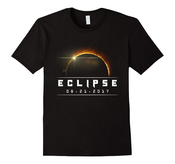 

2019 new summer tee shirt commemorative total eclipse t-shirt aug 21st, 2017 - red cool t-shirt