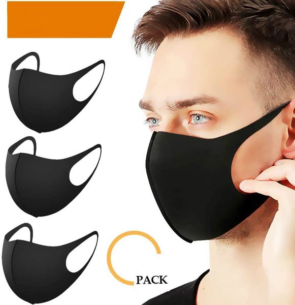 

washable earloop mask 3d ice silk cotton cycling anti dust filter mouth face mask care respirator for summer