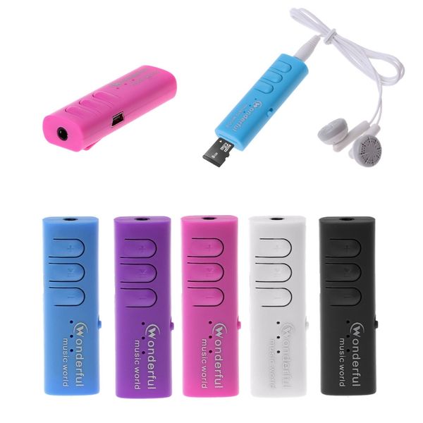 

mx-309b mini usb clip design support 32gb micro sd tf card digital music mp3 player 746d