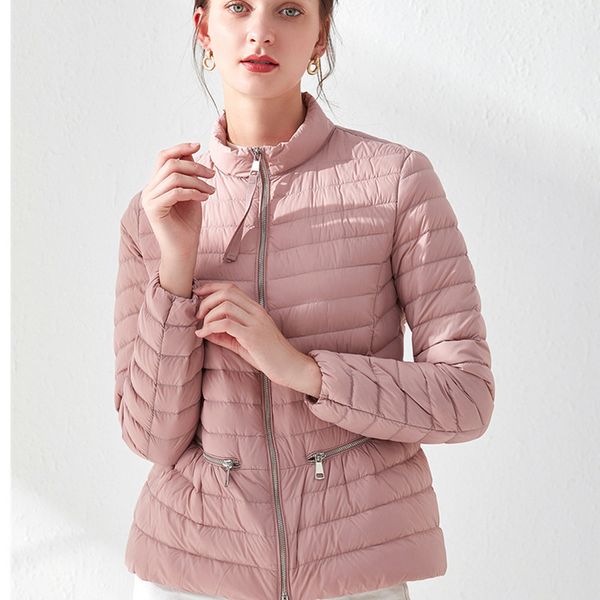 

2020 new women's down jacket light weight coat warm female jacket windbreaker parka woman plus coats, Black