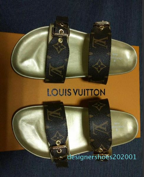 

men women slide sandals designer shoes luxury slide summer fashion wide flat slippery with thick sandals slipper flip flops d01, Black