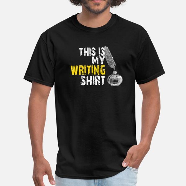 

this is my writing shirt book author writer t shirt men personalized cotton o neck basic solid interesting casual summer slim shirt