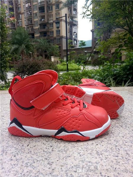 

baby kids 7s shoes red black white girl boy children kids outdoor sneakers shoes birthday gift with box