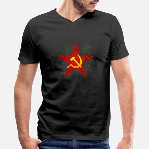

soviet red star t shirt men create short sleeve s-xxxl trend sunlight new style spring kawaii shirt