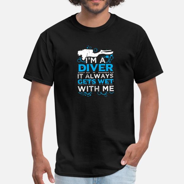 

funny diving diver dive i'm a diver t shirt men anti-wrinkle 100% cotton euro size s-3xl fit anti-wrinkle basic summer style letters sh