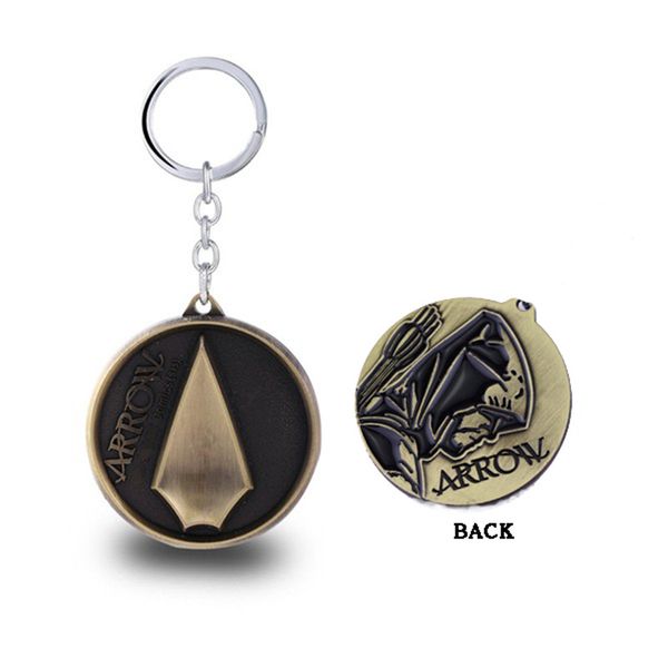 

arrow man keychain men jewelry hip hop style keyrings, Silver
