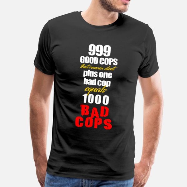 

good cop bad cop t shirt men customize cotton s-3xl gents crazy building spring autumn trend shirt