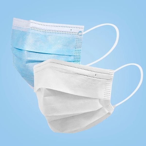 

3 mouth protective protect mask disposable layers face filter dustproof earloop non woven mouth masks white blueirk0