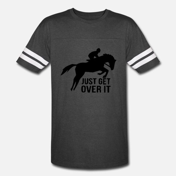 

просто get over it тенниска людей designs 100% хлопок o шея охладиться фитнес basic летом kawaii рубашка