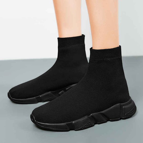 

breathable mesh women's summer sports shoes large size women sport sneaker slip on running trainers woman chunky tennis shoes v6