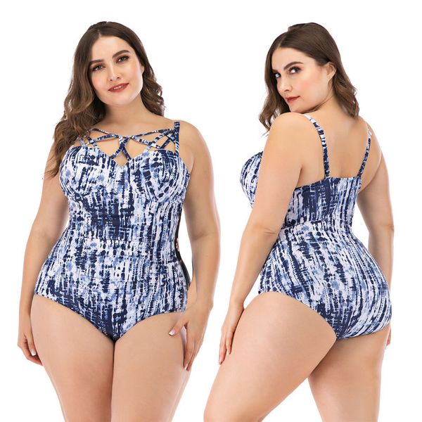 

bikinis 2020 women one piece swimsuit push up tankini plus size printed swimwear high waist bikini set monokini maillot de bain