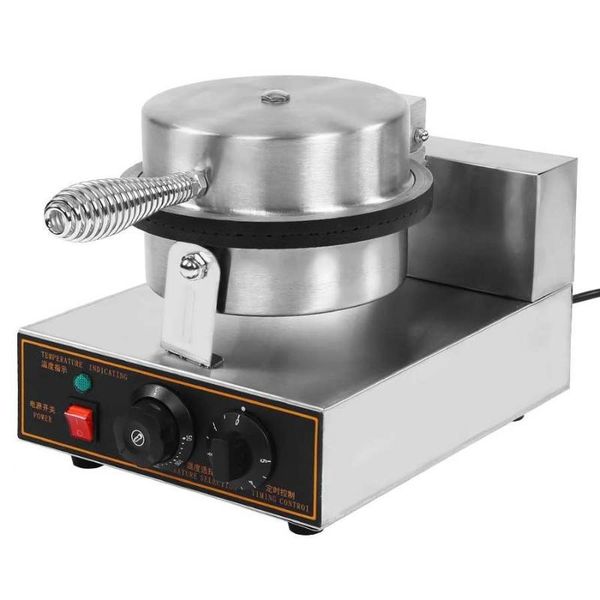 

electric ice cream roll crispy omelet waffle cone maker machine baking pan