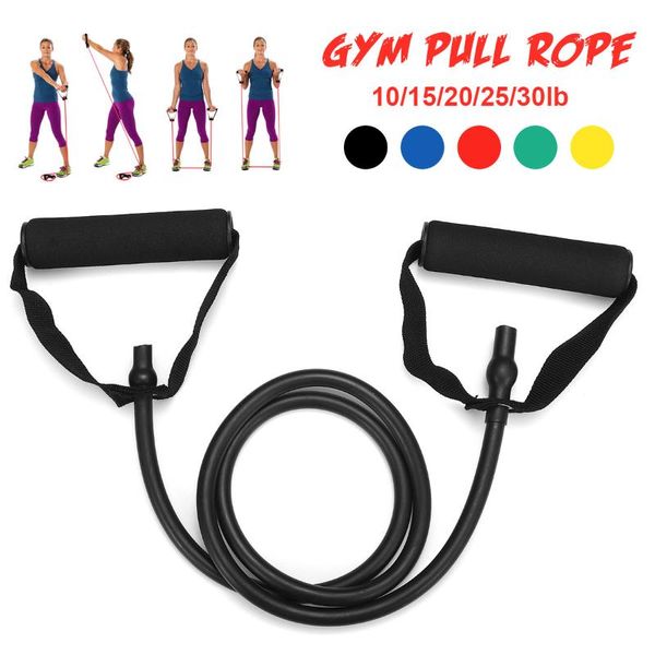 

120cm yoga pull rope home outdoor resistance bands fitness gym equipment elastic rubber band workout exercise training band
