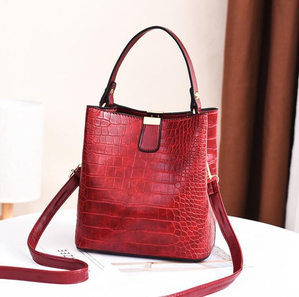 

women bucket bag fashion lady totes handbags shoulder bags shopping bag