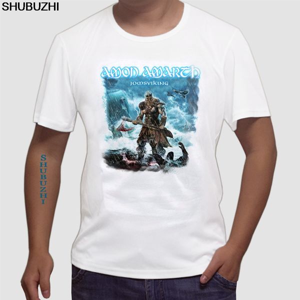 

amon amarth jomsviking death metal children of bodom amorphis new black t-shirt summer man t shirt tees new euro size