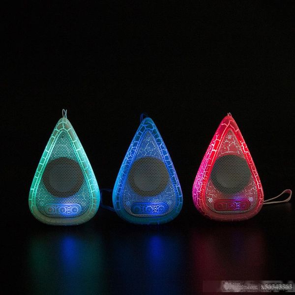 

new arrival n3 water drop shape portable mini bluetooth speakers colorful led bluetooth wireless music player mobile phone speaker
