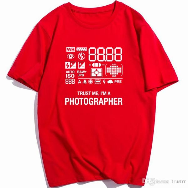 

unique pure cotton tshirt men pgrapher t-shirts camera tees short sleeve pgraphy gift t shirts present clothing classic, White;black