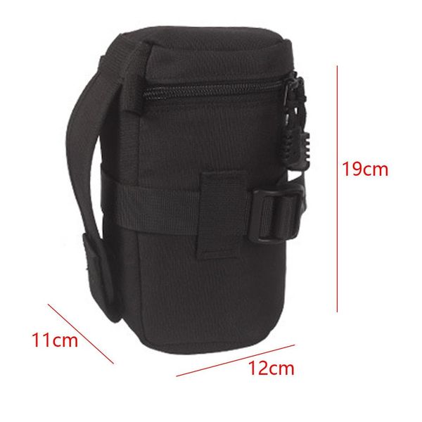 

for dslr nikon canon sony lenses black waterproof padded protector camera lens bag case pouch size s m l