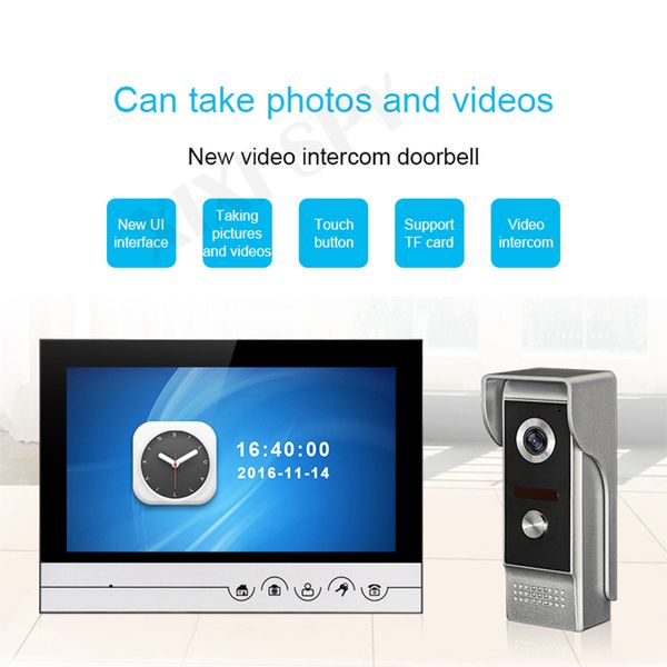 

video door phones intercom doorbell video-eye intercoms for a private house call home goalkeeper phone