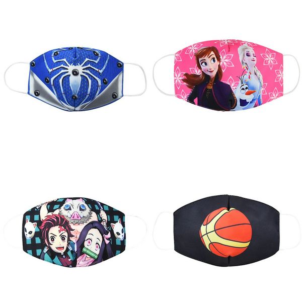 

for breathing masks for mouth cotton cubrebocas face cartoon cloth kid mask youth mask mask puuvill kids children barbijos hdmaz toys2008, Black