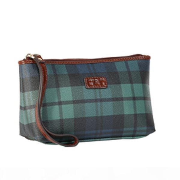 

old cobbler cosmetic bag grid element small bags new personalized customization logo old cobbler high-capacity coated canvas