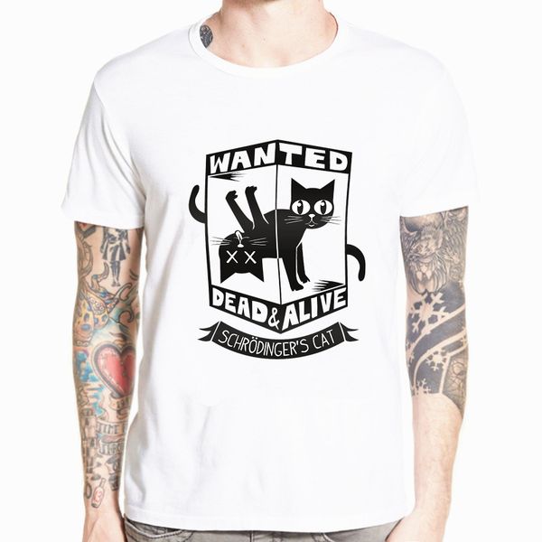 

new shirt casual schrodingers cat print men t shirt short sleeve summer men tshirt male loose cat print t-shirt streetwear s-5xl