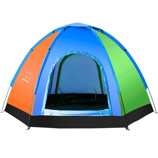 

outdoor lazy tents portable 6 person automatic tent fast folding waterproof anti-uv hand throwing tent beach camping