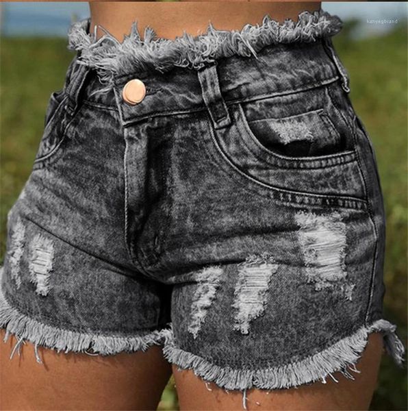 

womens jean shorts distrressed tassel casual womens denim shorts summer high waist washed shorts, White;black