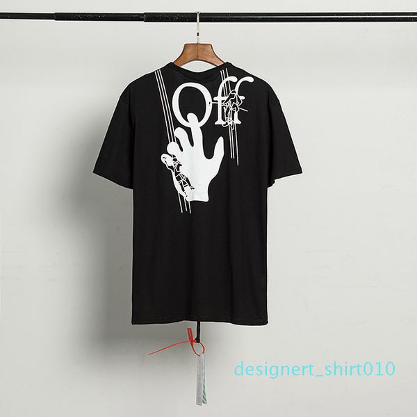 

2020 arrow monroe print mens women designer t shirts off mens fashion designer t shirts white short sleeve s-xl d10, White;black