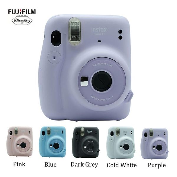 

film cameras original camera instax mini 11 instant po with paper gift + 20 sheets films