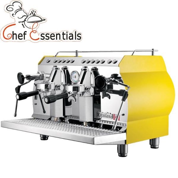 

chef essentials 2 group espresso machine barista coffee machine for cafe shop