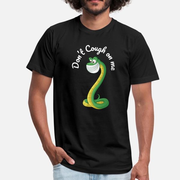 

snake cough facemask cute t shirt men customize short sleeve s-3xl solid color anti-wrinkle authentic summer normal shirt