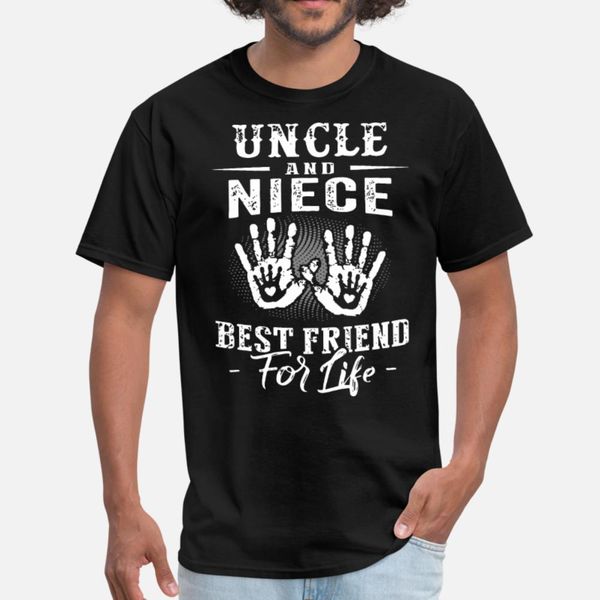 

uncle and niece friend t shirt men personalized tee shirt s-xxxl fit fit comical spring family shirt
