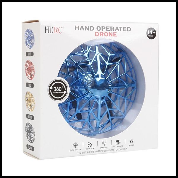 

2020 entertainment with ufo saucer gesture lights aircraft induction creative suspension dhl rc toy smart led flying baqux