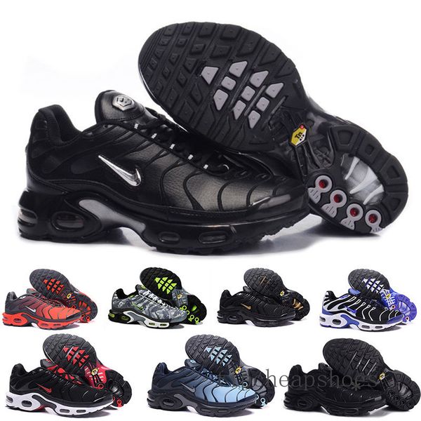 

mens airs mercurial tn running shoes fashion rainbow colorfull men designer sneakers chaussures hombre tn man sport trainers llxxf, Black