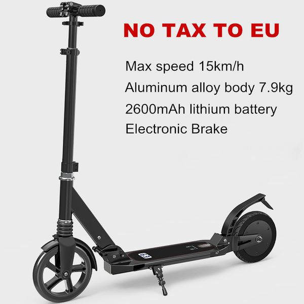 

brand new 8" portable mini folding electric scooter 2 wheels power assisted aluminum alloy e-scooter for child adults patinete