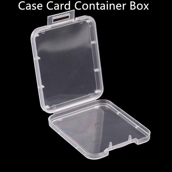 

memory case transparent cf container boxs plastic carry storage shatter card card protection card container package easy to box tool xkaerj