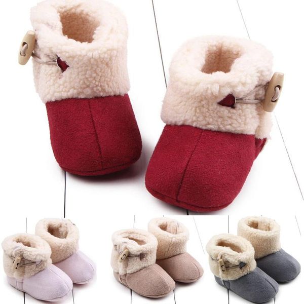 

toddler kid baby girls boots toddler first walk winter casual warm winter shoes snowfield booties boot non-slip footwear