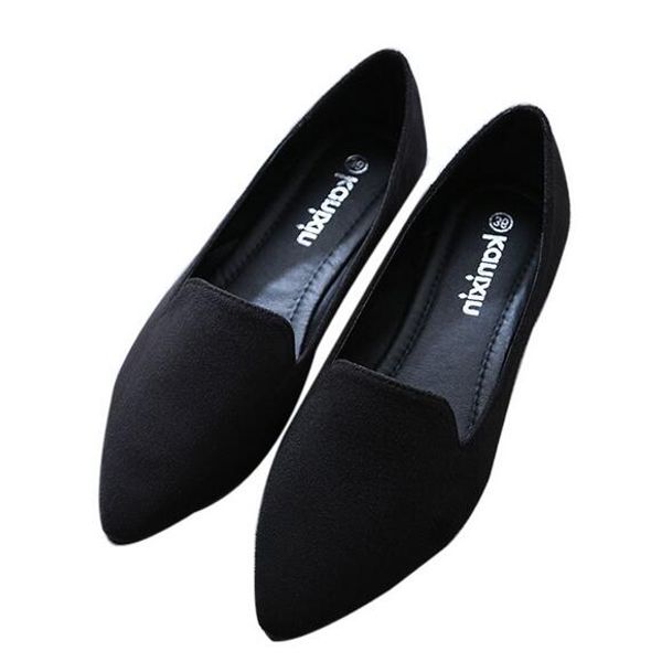 

fashion womens leopard print shoes pointy toe comfortable casual shoe, Black