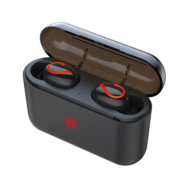 

bluetooth 5.0 цифровой дисплей стерео j-типа наушники с зарядкой box