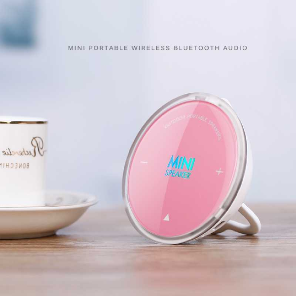 

mini wireless bluetooth speaker night light logogift portable waterproof shower stereo subwoofer music player for android