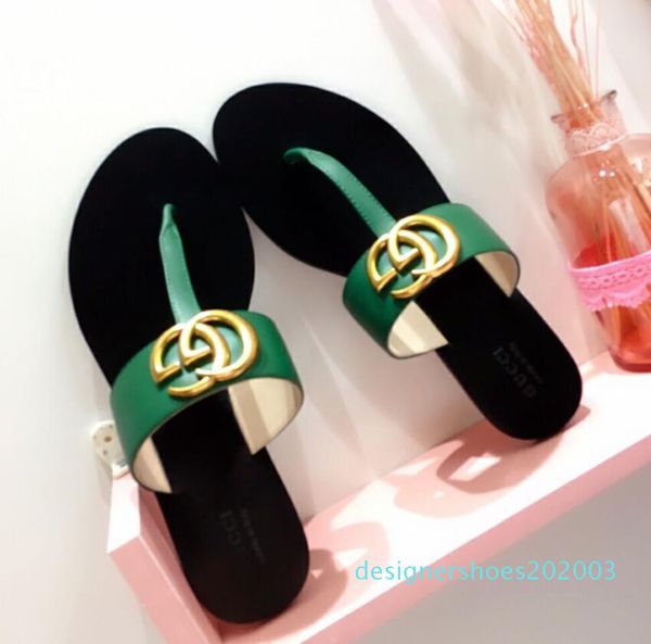 

men women slide sandals designer shoes luxury slide summer fashion wide flat slippery with thick sandals slipper flip flops size35~45c5 d03, Black