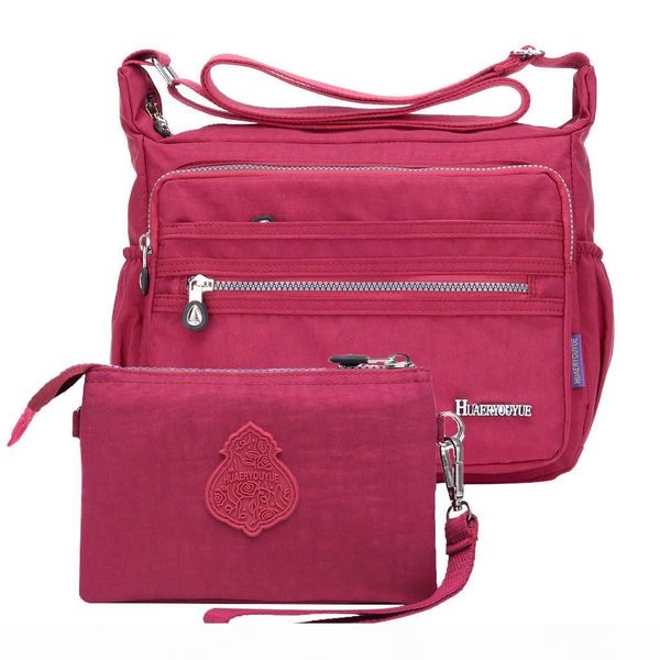 

designer-bolsa mujer bags women nylon shoulder bag waterproof elegant daily shopping handbag two-piece set trendy ladies dropshipping
