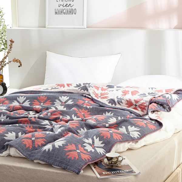 

cotton thread towel blanket on the bed soft and comfortable breathable bedding coverlet for children sofa quilt comforter