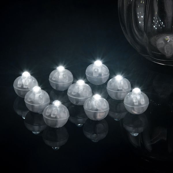 

10pcs christmas halloween decor light round ball led balloon lights mini flash lamps lantern wedding party decoration
