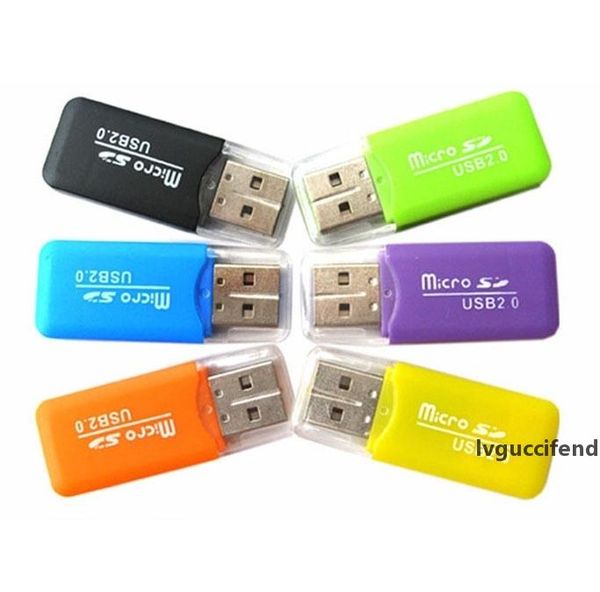 

high speed mini usb 2.0 t-flash memory card reader tf card reader micro sd cardreader adapter bingshuang