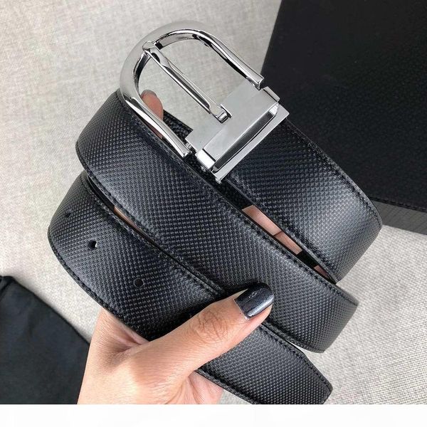 

plaid designer belts brand belt for mens fashion casual needle buckle 4 colors width 34mm highly quality with box, Black;brown