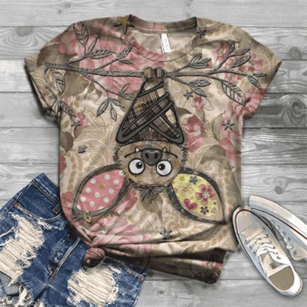 

casual womens t shirt for summer fashion women printed t shirts quality ladies streetwear tees clothing size s-3xl, White